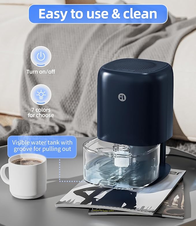 TABYIK Dehumidifier, 35 OZ Small Dehumidifiers - Image 5