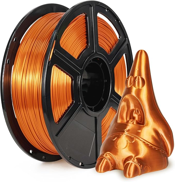 Flashforge 3D Printer Filament Silk PLA 1.75mm 1kg Spool-Dimensional Accuracy by FLASHFORGE