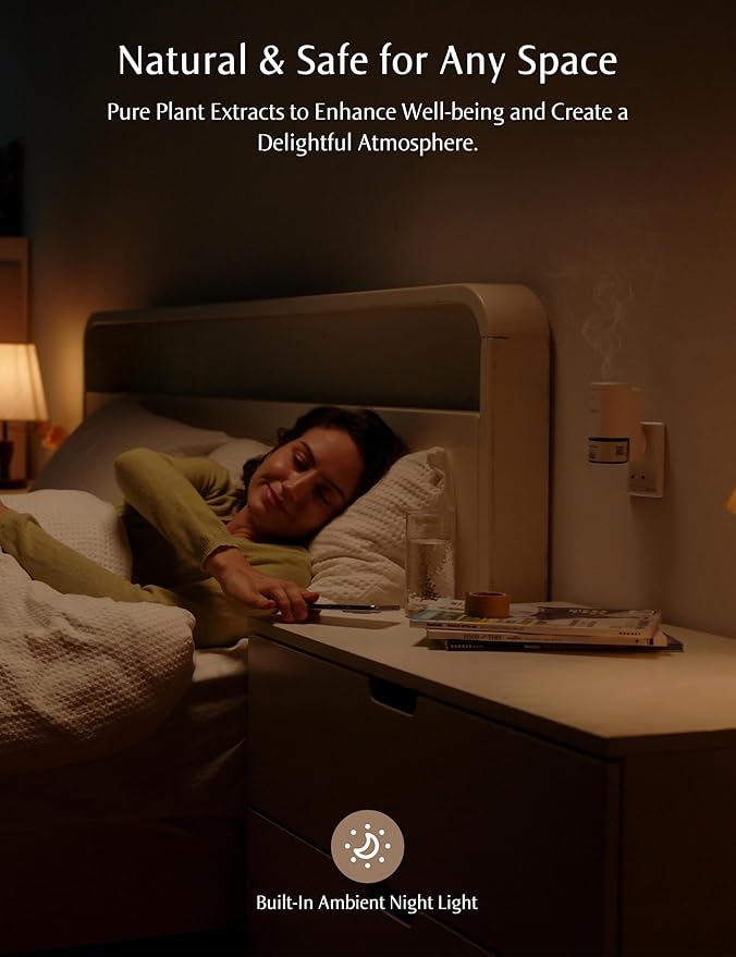 SF101 Pro Waterless Essential Oil Diffuser, Plug in Aromatherapy Diffuser & - Image 6
