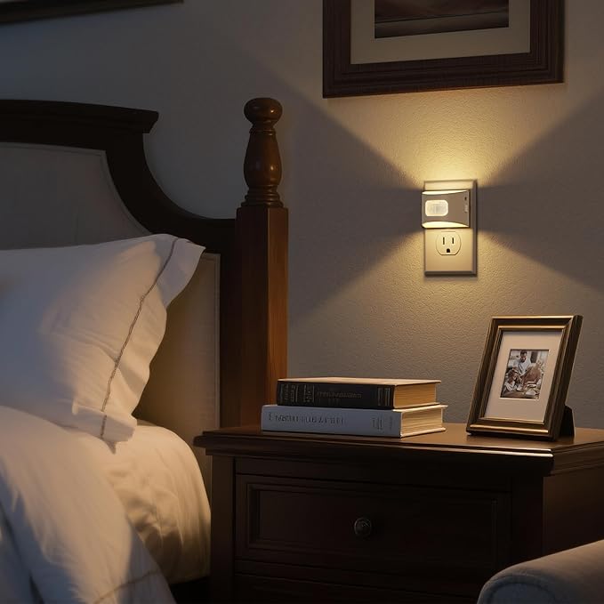 DORESshop LED Night Light, Night Lights Plug into Wall, 3 Mode Plug in Night - Image 7