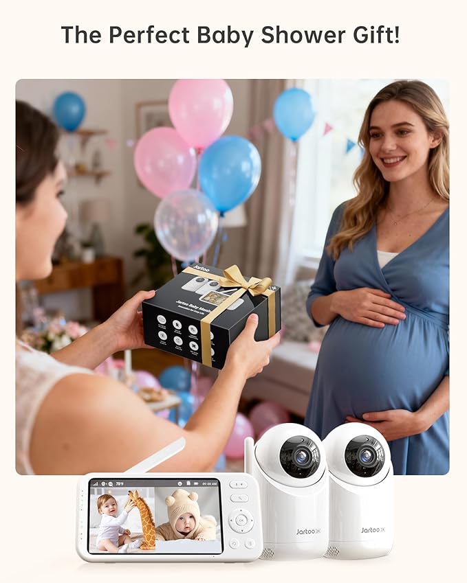 Jartoo 2K 5.5" Video Baby Monitor - Image 9
