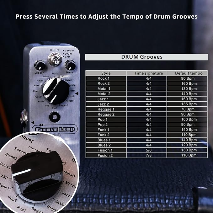 MOOER Groove Loop drum machine - Image 4