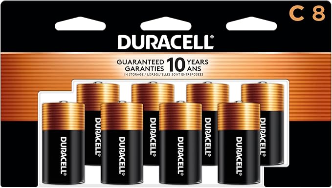 Duracell Coppertop C Batteries, C Battery by Duracell