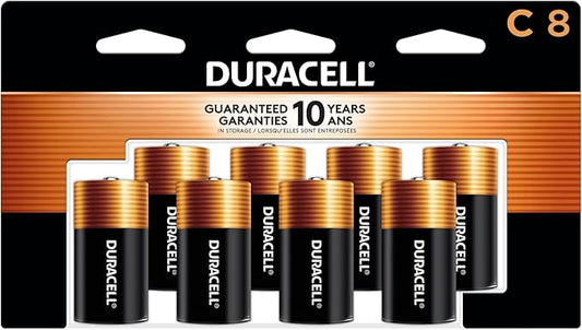 Duracell Coppertop C Batteries, C Battery by Duracell