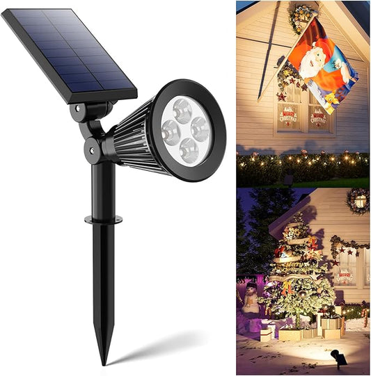 Solar Power Spot Lights Outdoor Waterproof by FALOVE