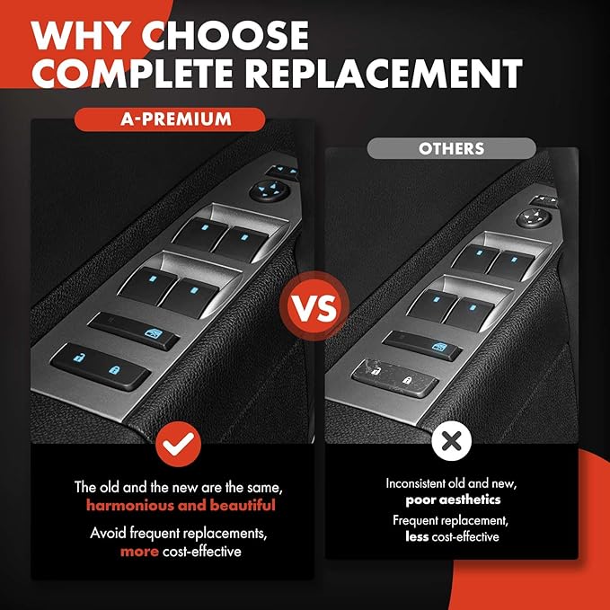 A-Premium Power Window Control Switch & Door Lock Mirror Switch - Image 6
