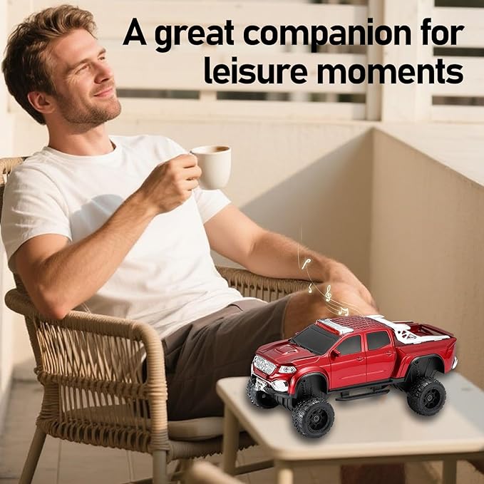 WSTER WS-X65 Pickup Truck Replica Bluetooth Speaker – HD Sound, FM Radio - Image 7