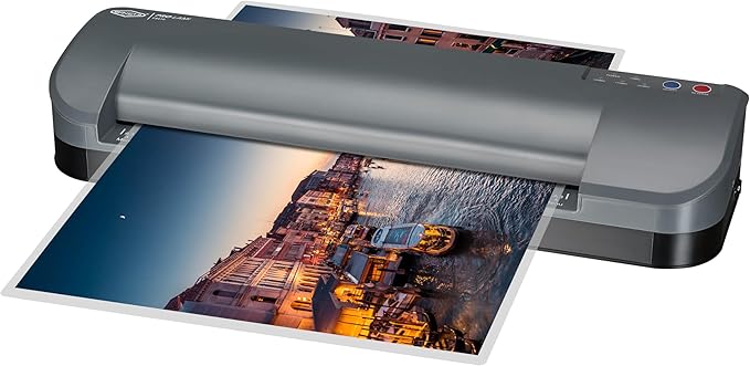 SINCHI 13-Inch Thermal Laminator & Foil Applicator, 3–10 Mil, 55s Warm-Up by SINCHI