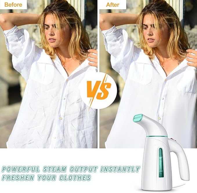 OGHom Steamer for Clothes, Handheld Clothing Steamer for Garment, 240ml Big - Image 7