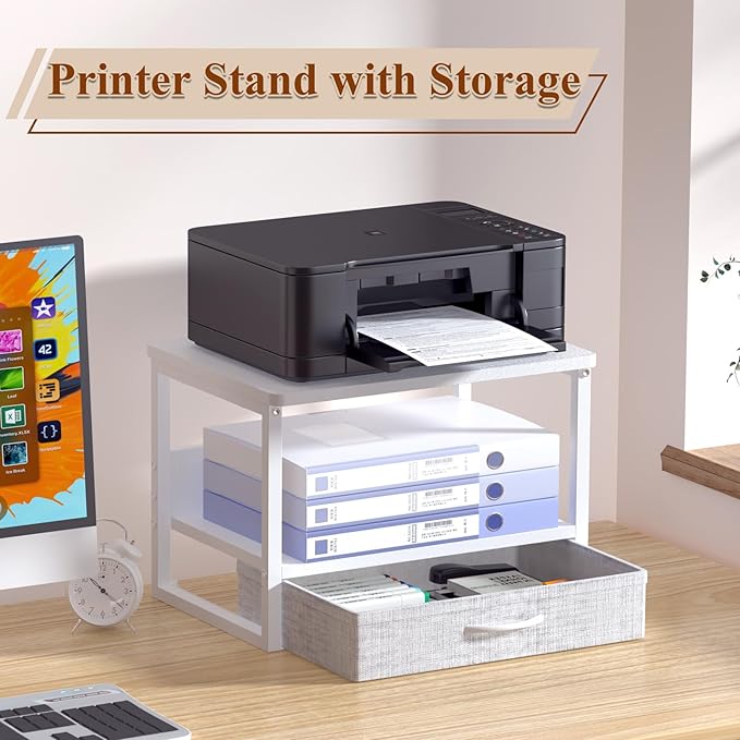 MARTY Printer Stand with Storage Drawer - Image 2