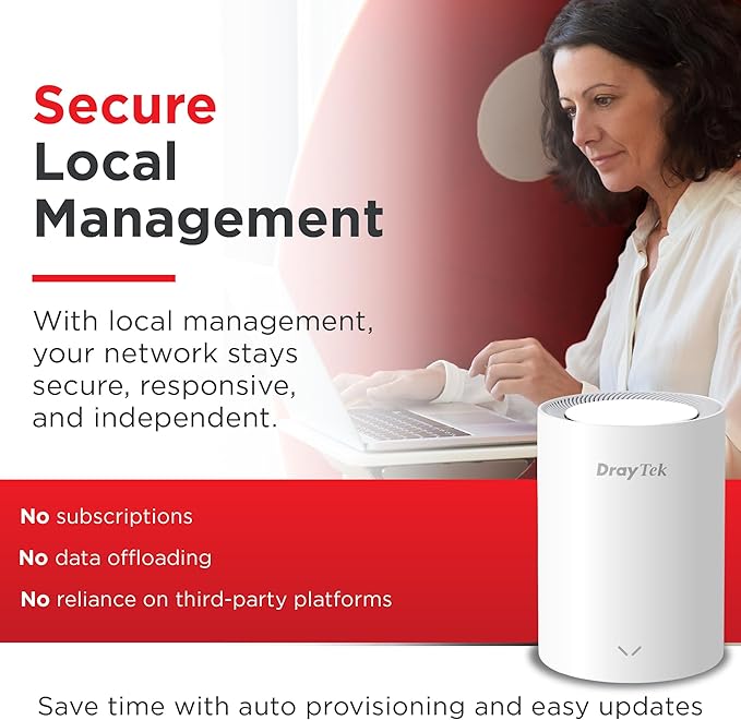 DrayTek Vigor AP805 Mesh AX3000 Wireless Access Point, 2.5GbE Uplink, - Image 6