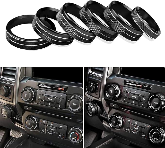 Knob Cover for F150 AC Climate Control Switch/Trailer/4WD/VOL/Tune Button - Image 7