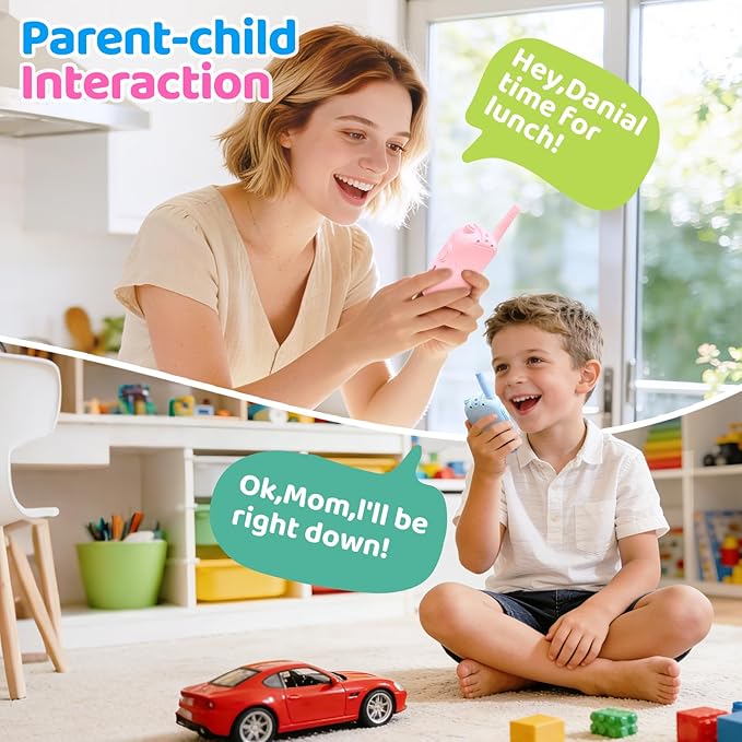 Video Walkie Talkies for Kids, 2 Pack Rechargeable Kids Walkie Talkies - Image 4