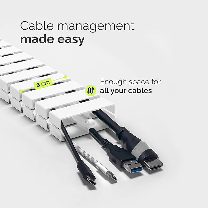 VALU Cable Management Spine – 49 Inch Cable Organizer - Image 3