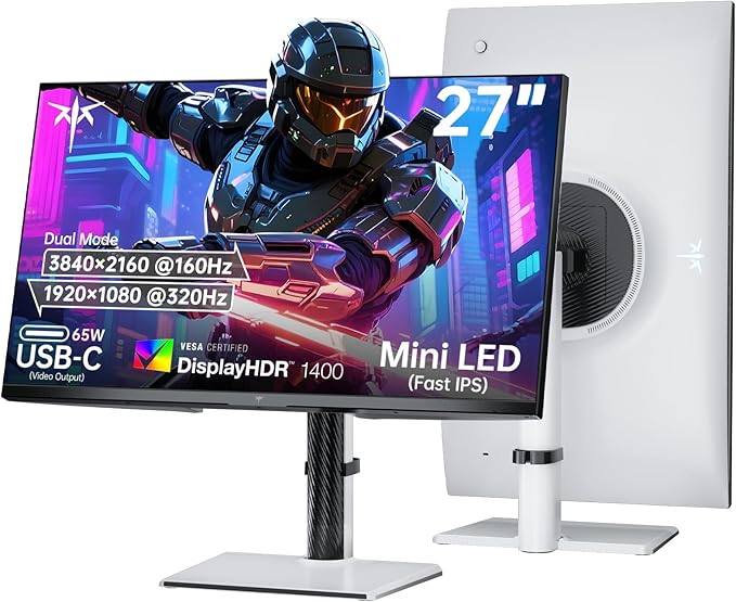 KTC 27 Inch Dual Mode Mini LED Monitor by KTC