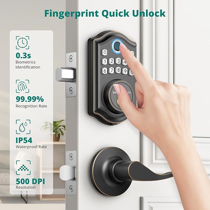 AkaGear DS10 Keyless Entry Door Lock - Image 2