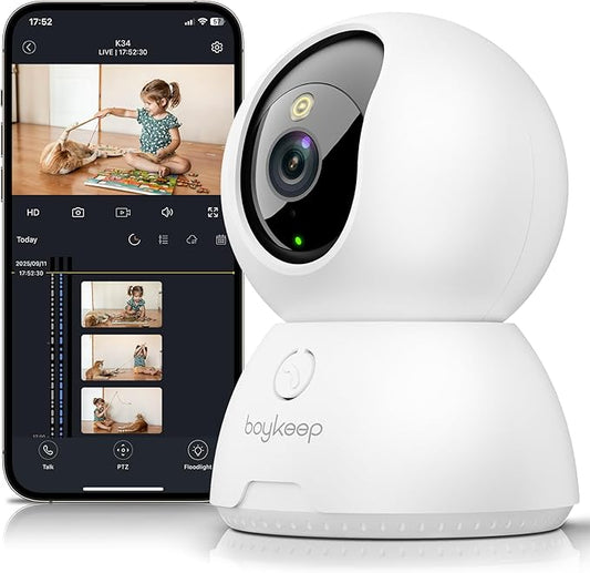 BoyKeep Indoor Camera, 2K Cameras by BoyKeep
