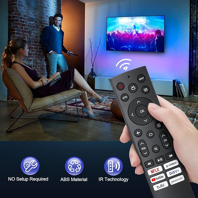 Replacement-for-Hisense-TV-Remote, Universal - Image 6