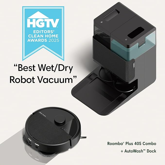 iRobot Roomba Plus 405 Combo Robot Vacuum & Mop - Image 3