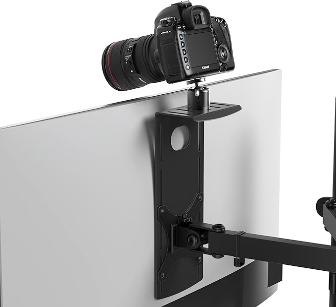 HumanCentric DSLR Monitor Mount Small, Desk Camera Mounting, Light Webcam by HumanCentric
