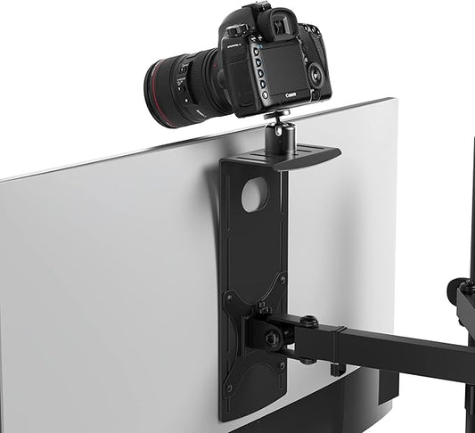 HumanCentric DSLR Monitor Mount Small, Desk Camera Mounting, Light Webcam by HumanCentric