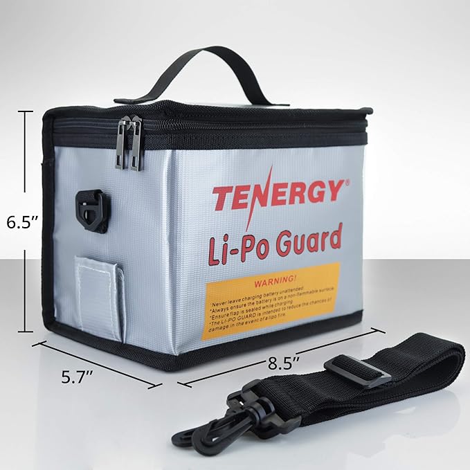 Tenergy Fire Retardant Lipo Zipper Bag - Image 6