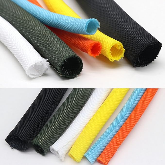 HOLED 5/8 inch Split Braided Cable Management Sleeve - Image 7