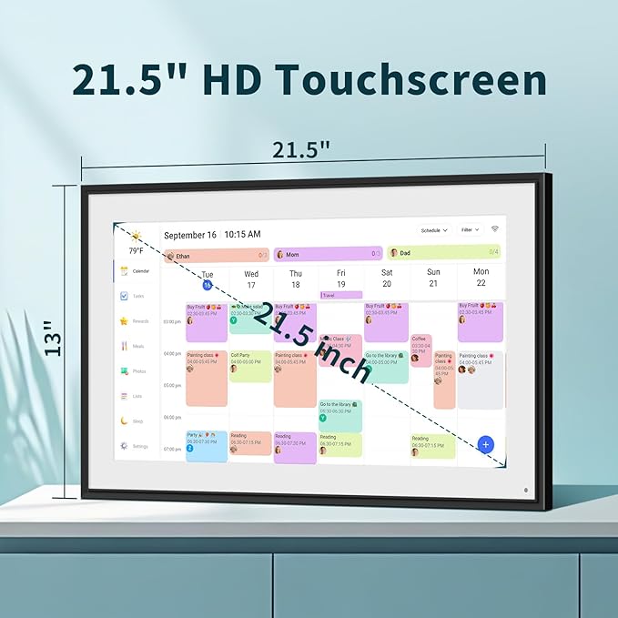 Canupdog 21.5 Inch Digital Calendar, WiFi Smart Electronic Calendar & Chore - Image 8