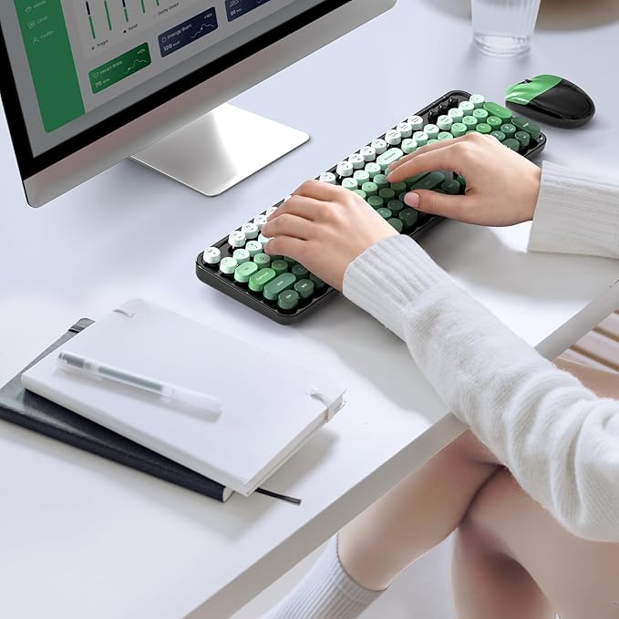 MOFII Wireless Keyboard and Mouse Combo, Full Size 2.4G Plug and Play - Image 6