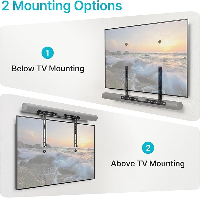 PEGZONE Soundbar TV Mount Compatible - Image 3