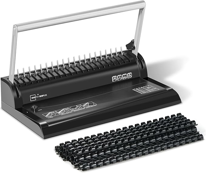 Binditek Binding Machine, 145 Sheets, Comb Binder Machines by Binditek