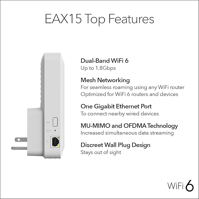 NETGEAR WiFi 6 Mesh Range Extender - Image 5