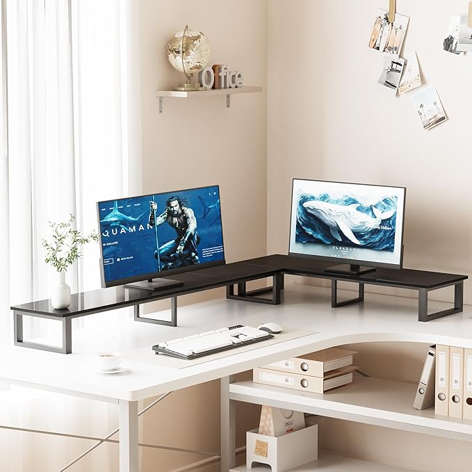 aboxoo 45" TV Riser for 32-60 inch TV, TV Riser Stand Shelf, Tabletop TV Stand - Image 3