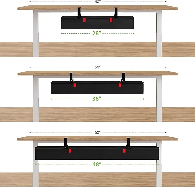 KEEGH No Drill Under Desk Cable Management Tray - Image 8