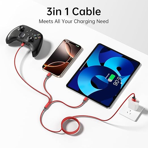 Multi Charging Cable, 4ft 2Pack Multi Phone Charger Cable Braided Universal 3 - Image 7