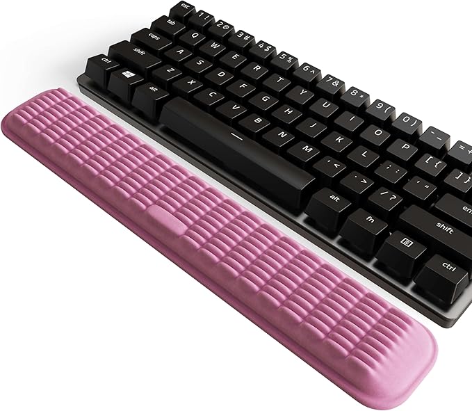 MEKASS Keyboard Wrist Rest for 60% Compact Keyboard, Ergonomic Soft Memory Foam by Mekass