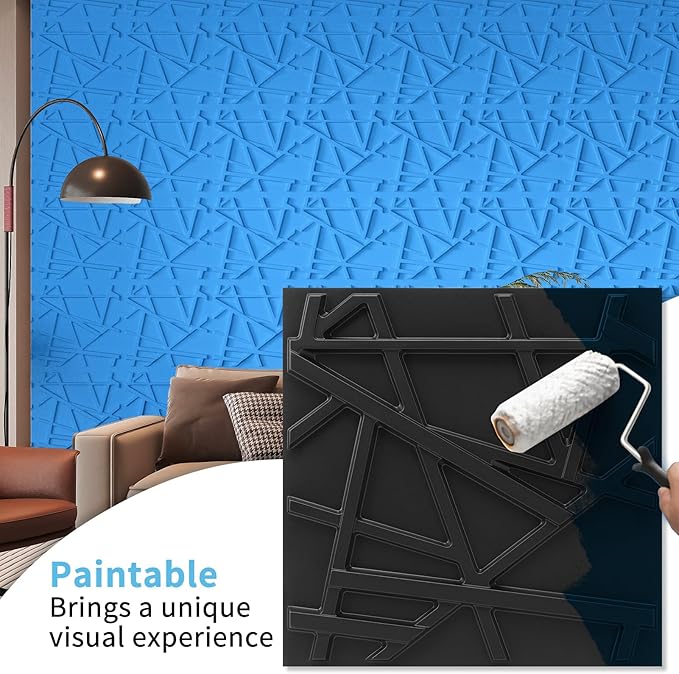 Art3d 100 Pack Decorative 3D Wall Panels, 97 Sq.Feet PVC Interior Wall Décor - Image 3