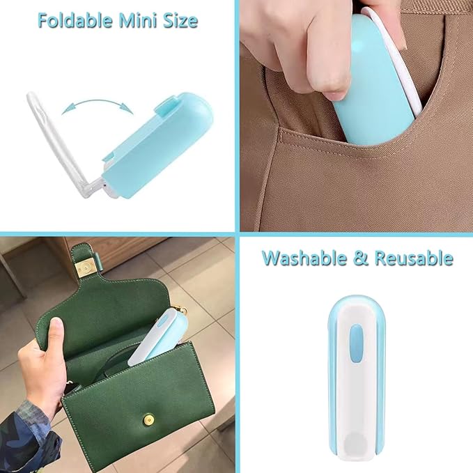 Reusable Washable Lint Roller 4 Pack, Sticky Gel Lint Rollers, Cat Dog Pet Hair - Image 7