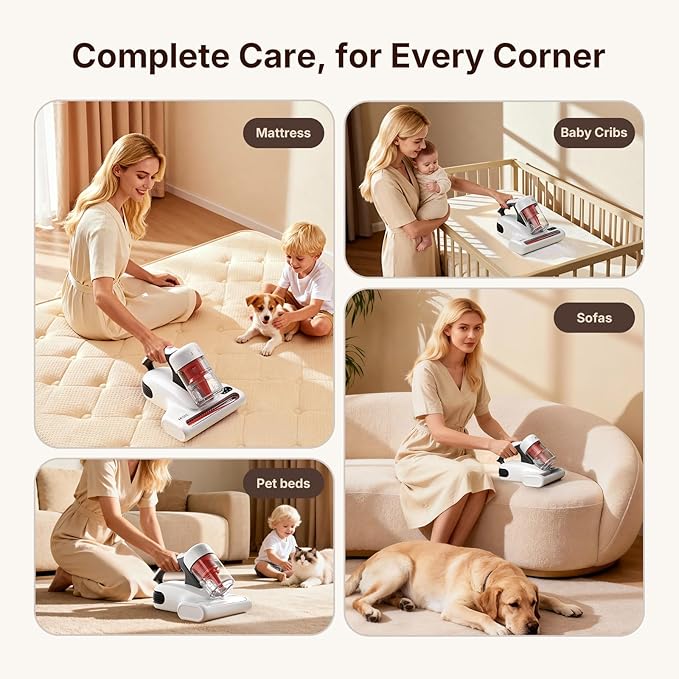 JIGOO J200 Improve Sleep Mattress Vacuum Cleaner Uv Sanitizing, Deep Cleaning - Image 6