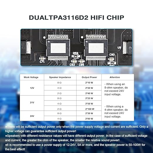 Hosyond ZK-1002T 100W+100W Bluetooth Amplifier Board - Image 7