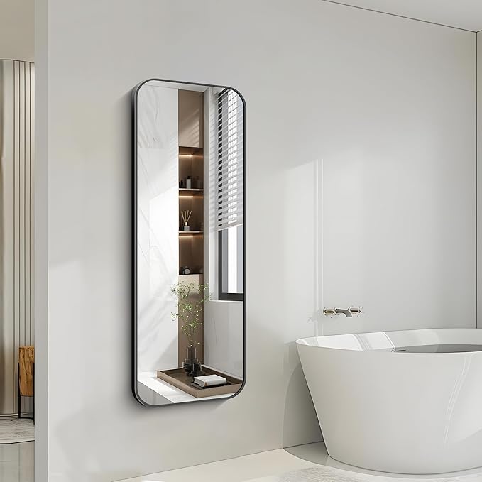 FORBATH Bathroom Mirror 20" x 55", Rectangle Black Bathroom Mirror - Image 5
