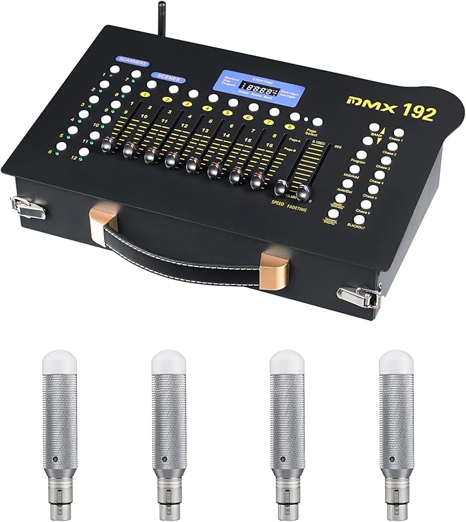 CaalLogt DMX512 Controller Stage DJ Light Console Lighting Mixer Board Console by Unknown