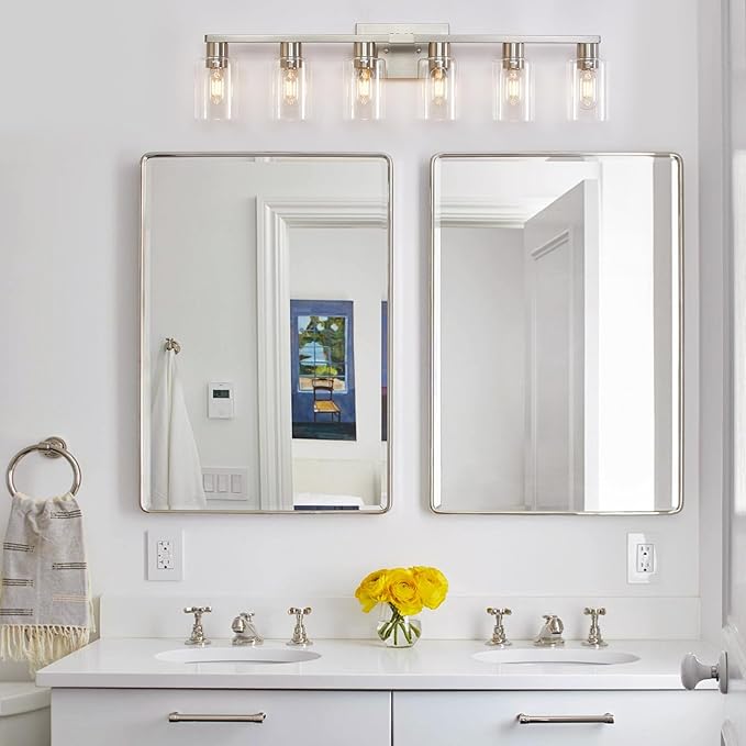 6 Light Bathroom Light Fixtures, Bathroom Vanity Light - Image 2