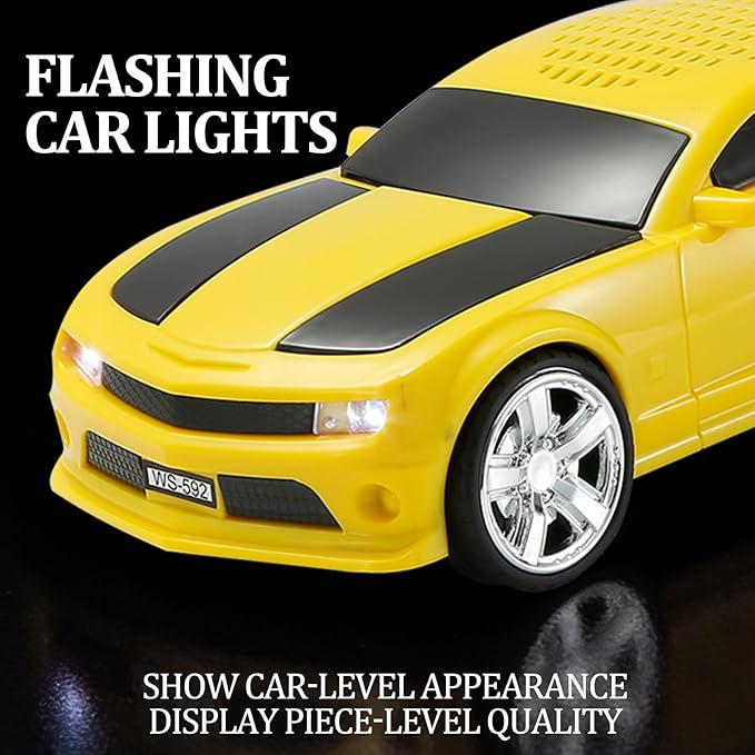 WSTER Classic Sports Car Model Bluetooth Speaker, Portable Wireless Outdoor - Image 4