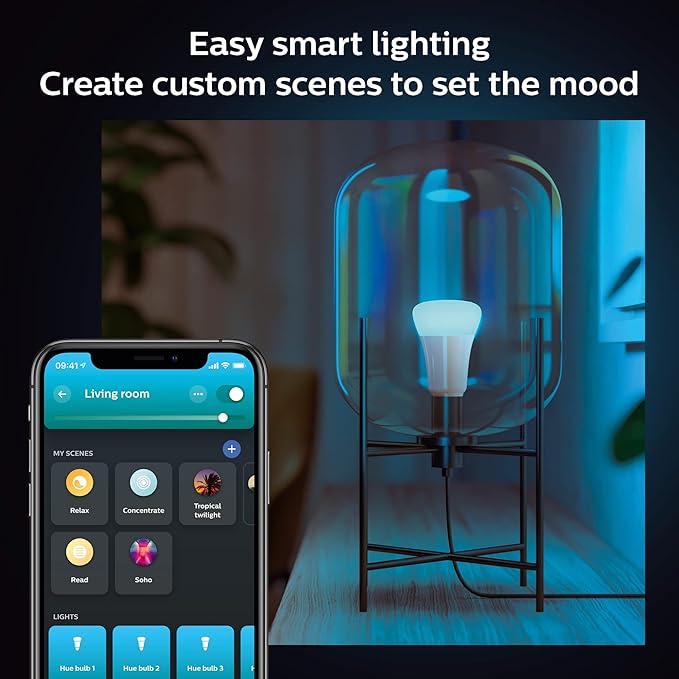 Philips Hue Smart 60W A19 LED Bulb - Image 5