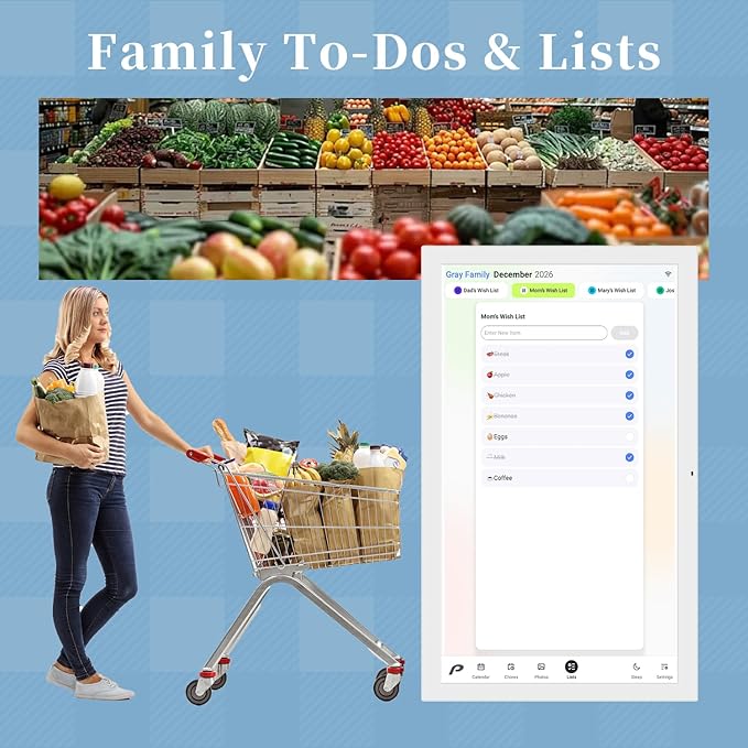 Digital Calendar, 21.5 inch Wall Planner & Chore Chart, FULL HD Interactive - Image 7