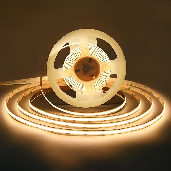 TUNICHX COB LED Strip Lights DC 12V LED Strip Flexible Super Bright LED Strips by TUNICHX