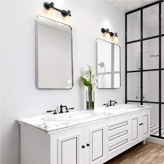 ANDY STAR Brushed Nickel Mirror - Image 9