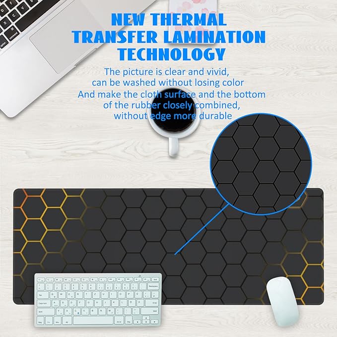 Desk Mat, 31.5"x11.8" Big Mouse Pad - Image 3