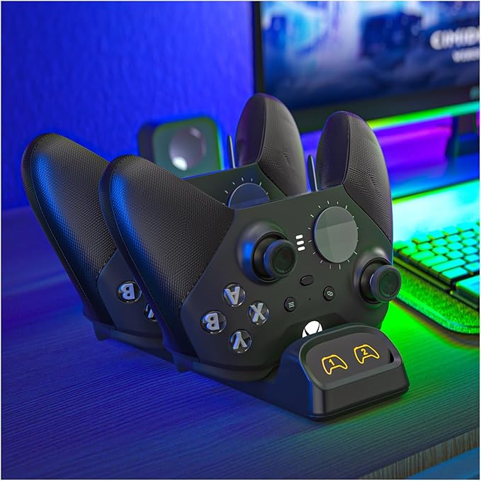 ECHZOVE Switch 2 Pro Controller Charger Dock – Dual Fast Charging Station - Image 6